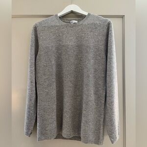 NWT Benetton | Every Cashmere Sweater | Light Heather Gray | Size XL (fits L)